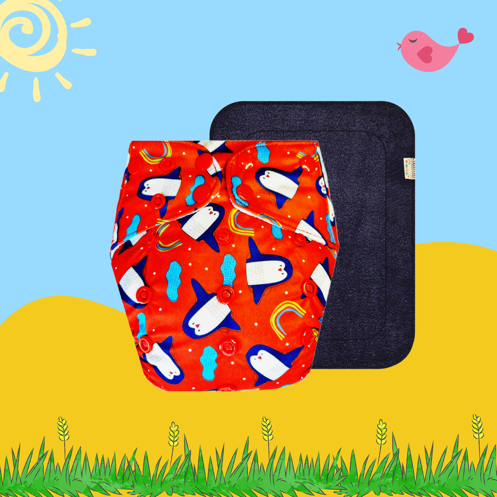 PenguinPop Cloth Diaper with Insert