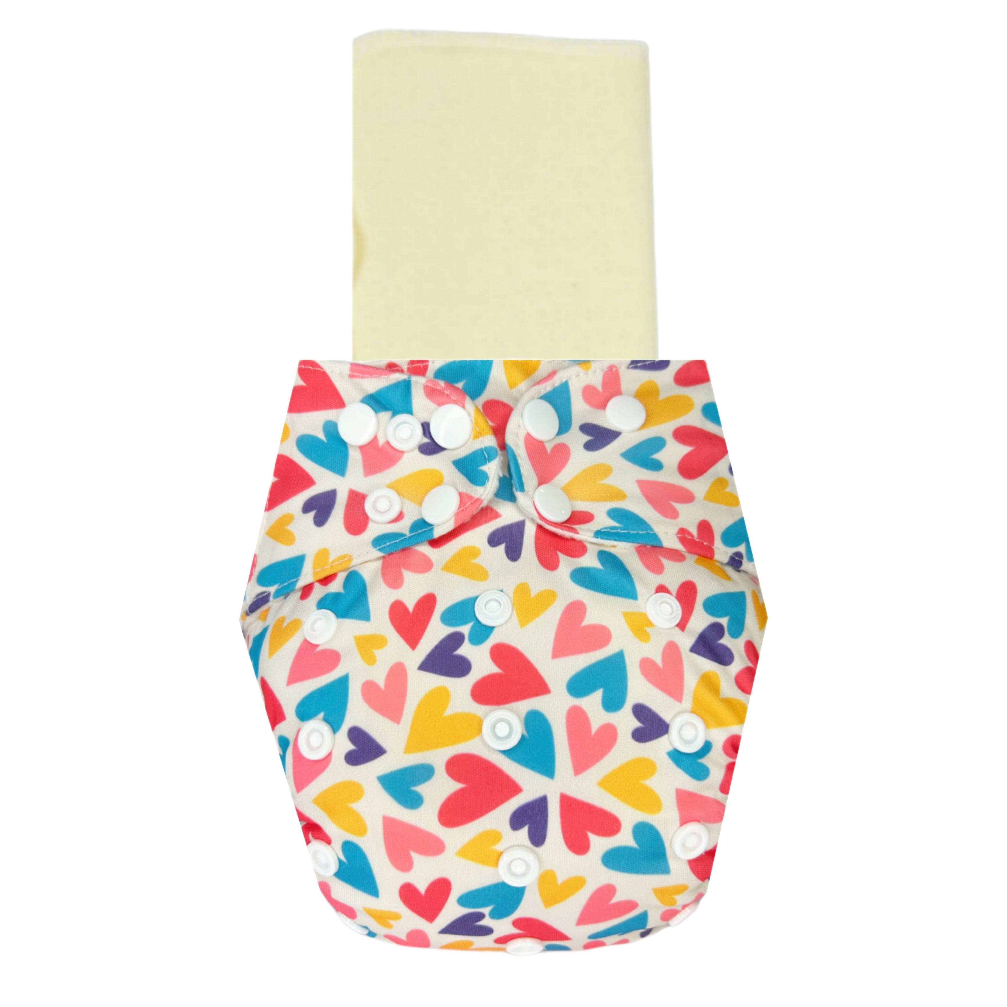 HeartBloom Cloth Diaper with Magical Soaker Insert