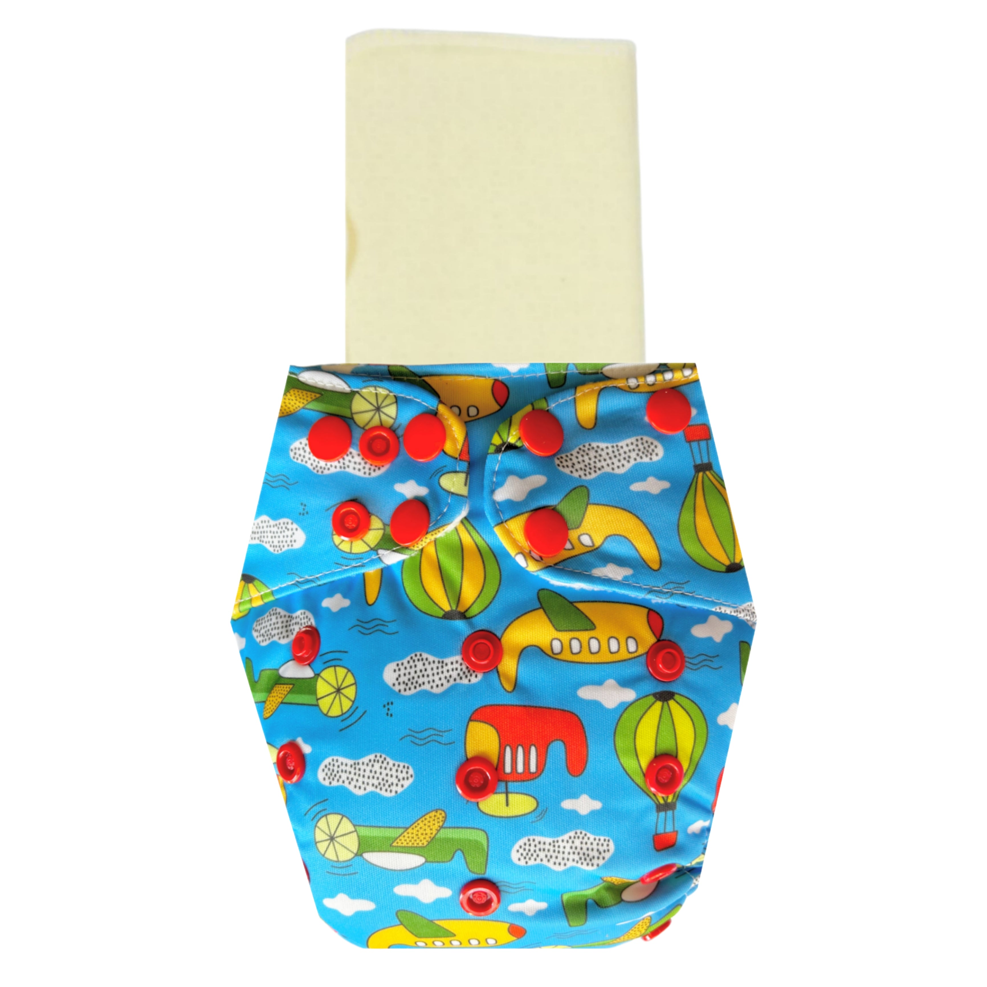 SkyVoyage Cloth Diaper with Magical Soaker Insert Combo
