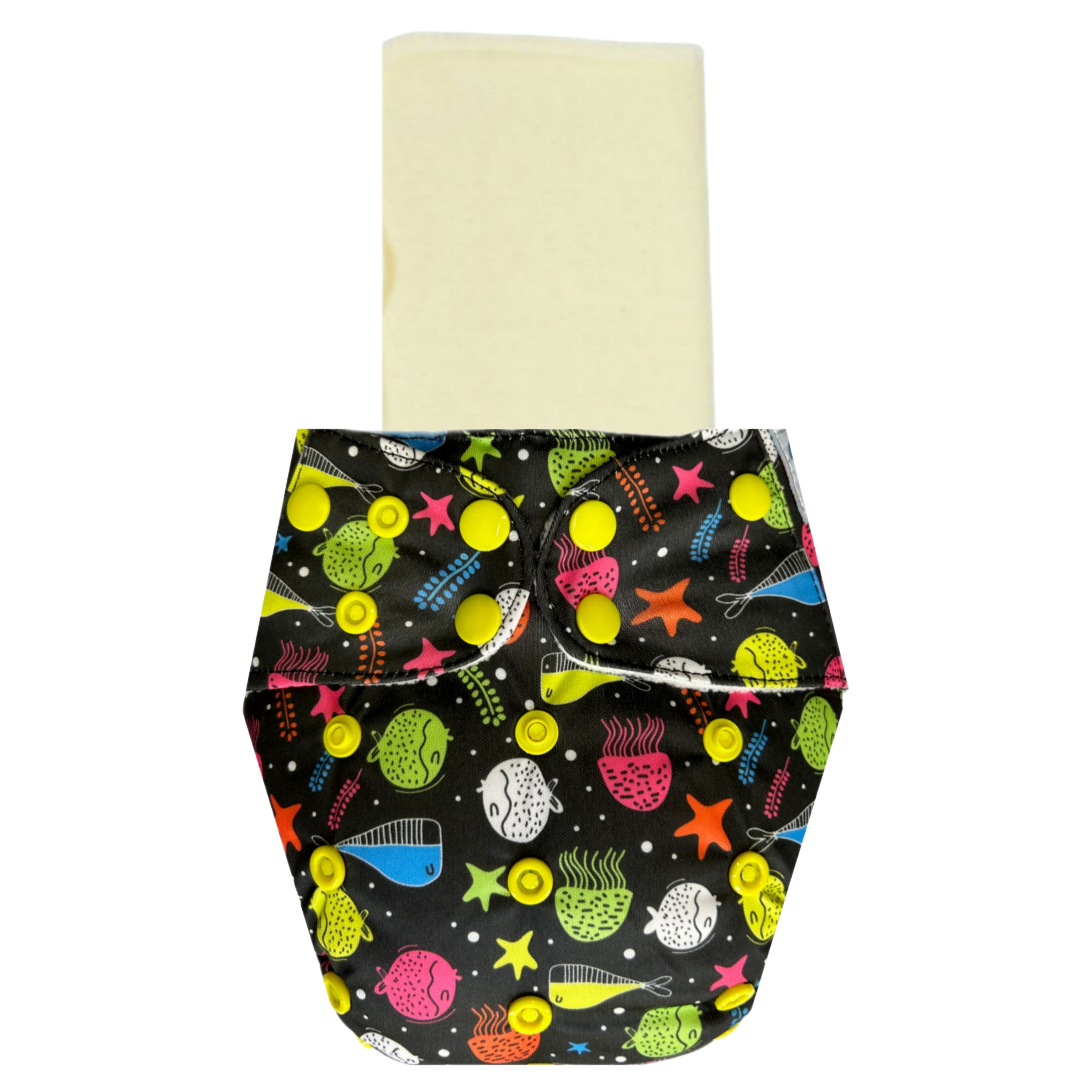 OceanPop Cloth Diaper with Magical Soaker Insert Combo