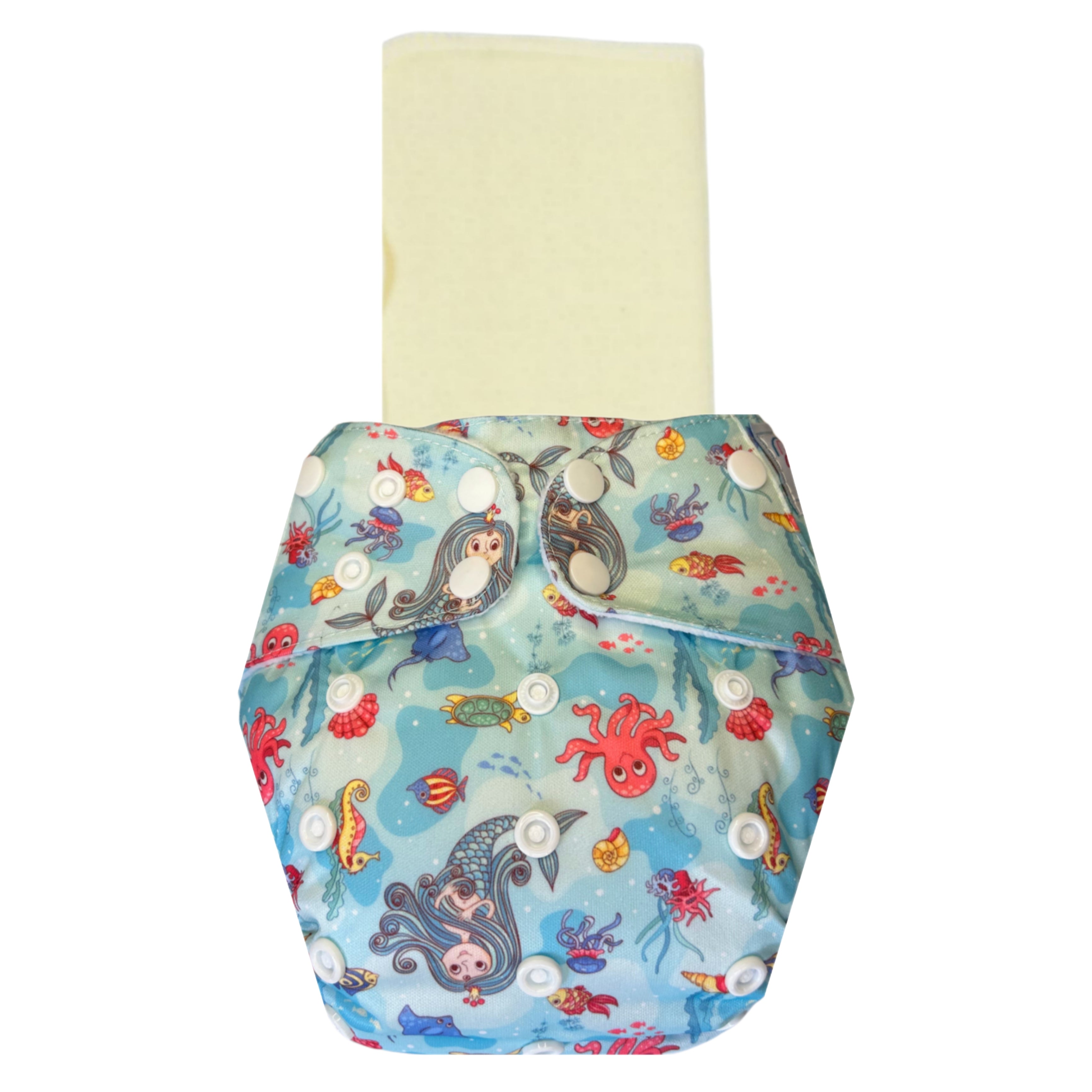 OceanDream Cloth Diaper with Magical Soaker Insert Combo