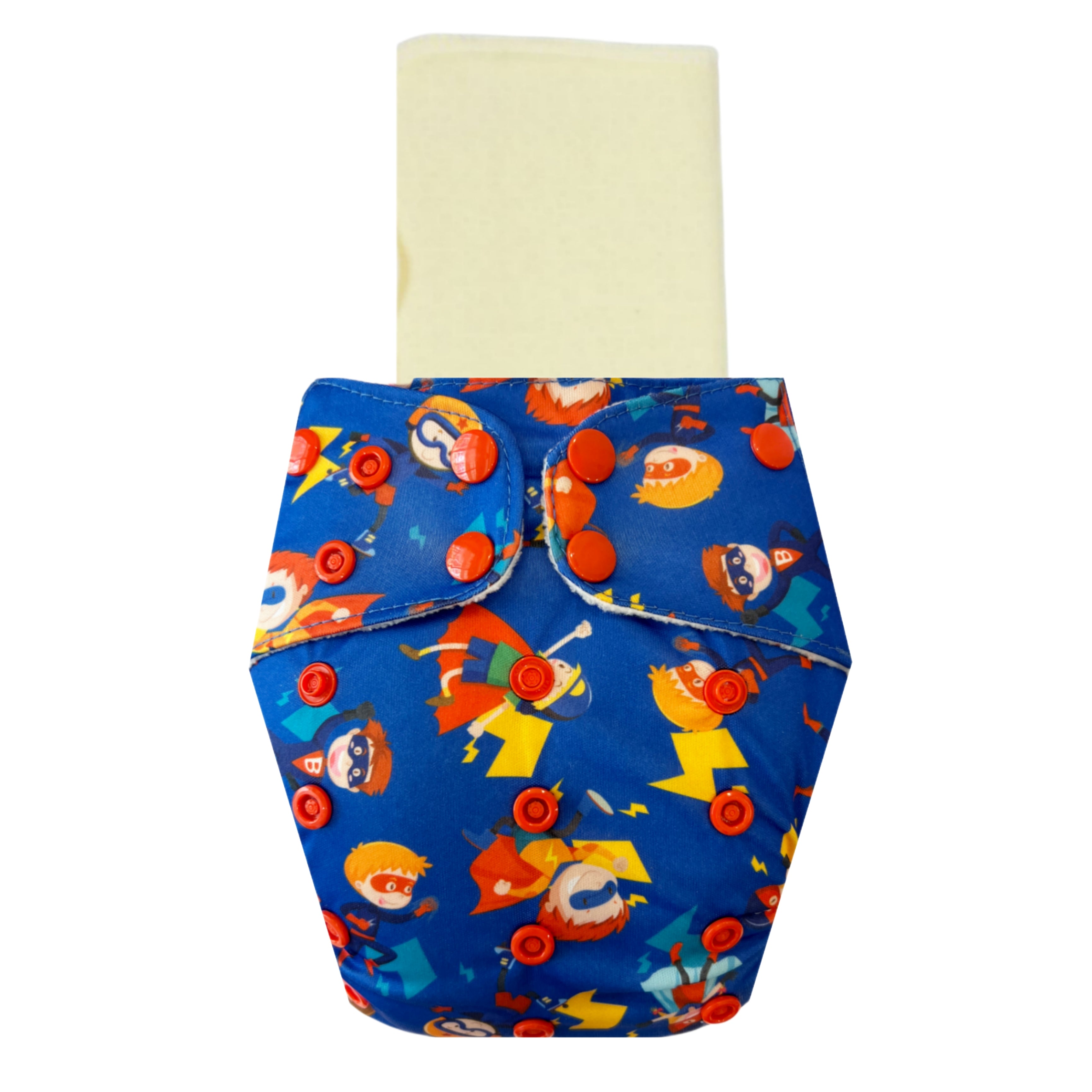 PowerHero Cloth Diaper with Magical Soaker Insert Combo