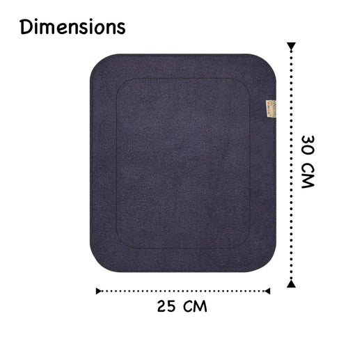 Black Cloth Diaper Inserts (Small & Large Sizes) Combo