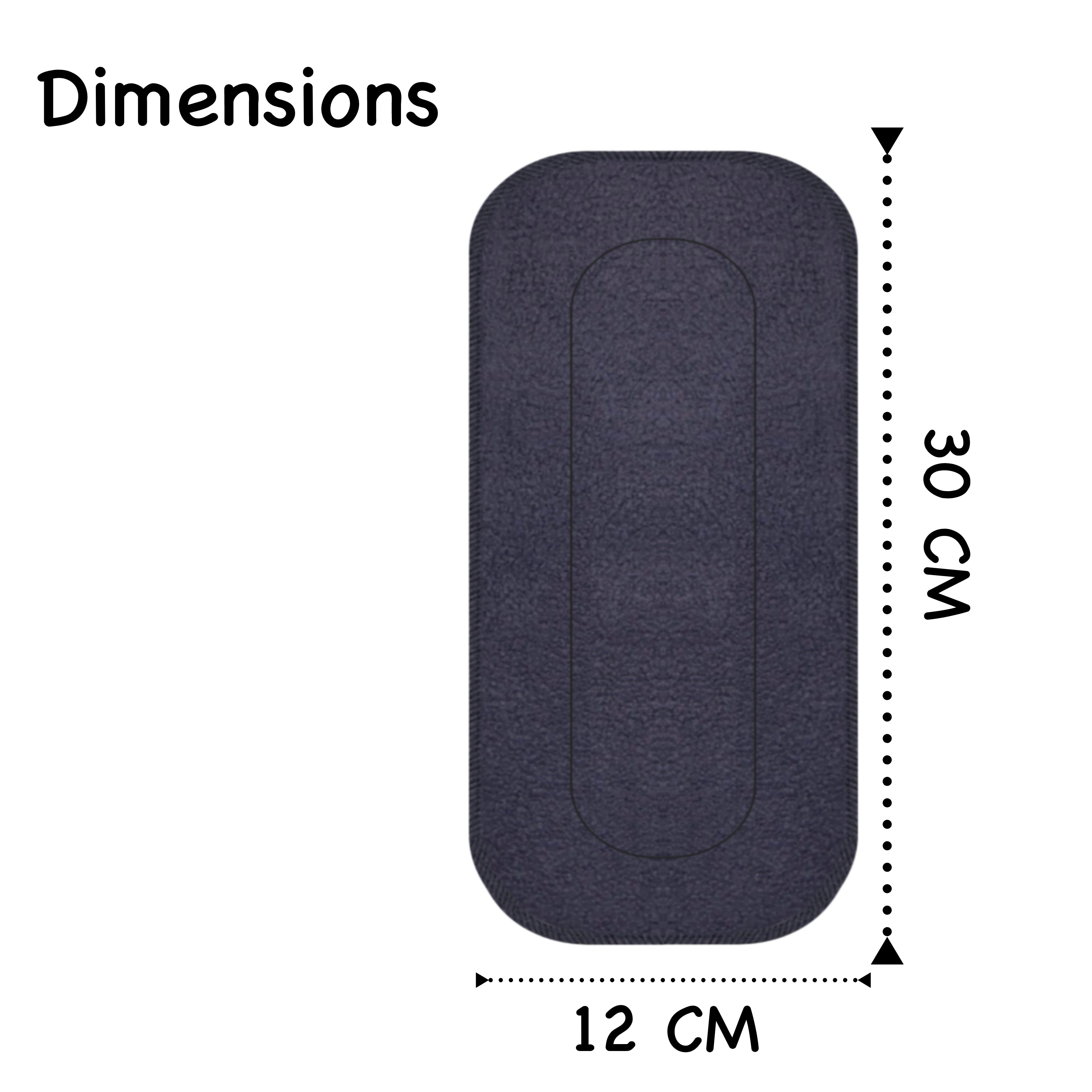 Black Cloth Diaper Inserts (Small & Large Sizes)