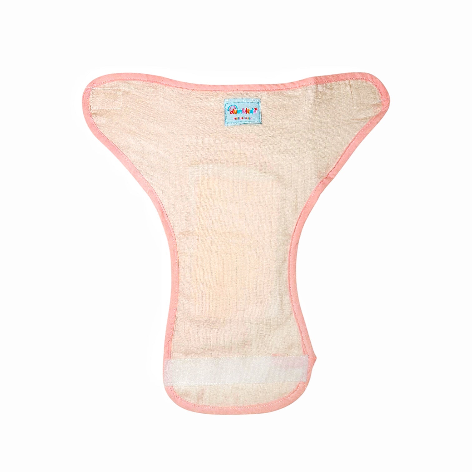 Peach Blush Muslin Diaper Combo