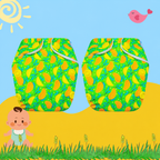 Mango Print Newborn Diaper