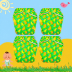 Mango Print Newborn Diaper