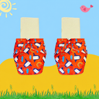 PenguinPop Cloth Diaper with Magical Soaker Insert Combo