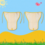 Sunshine Yellow Muslin Nappy Combo