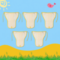Sunshine Yellow Muslin Nappy Combo