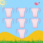 Blush Pink Muslin Nappy Combo