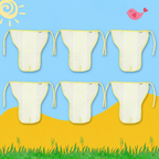 SunnyNest Muslin Nappy Combo