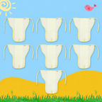 SunnyNest Muslin Nappy Combo