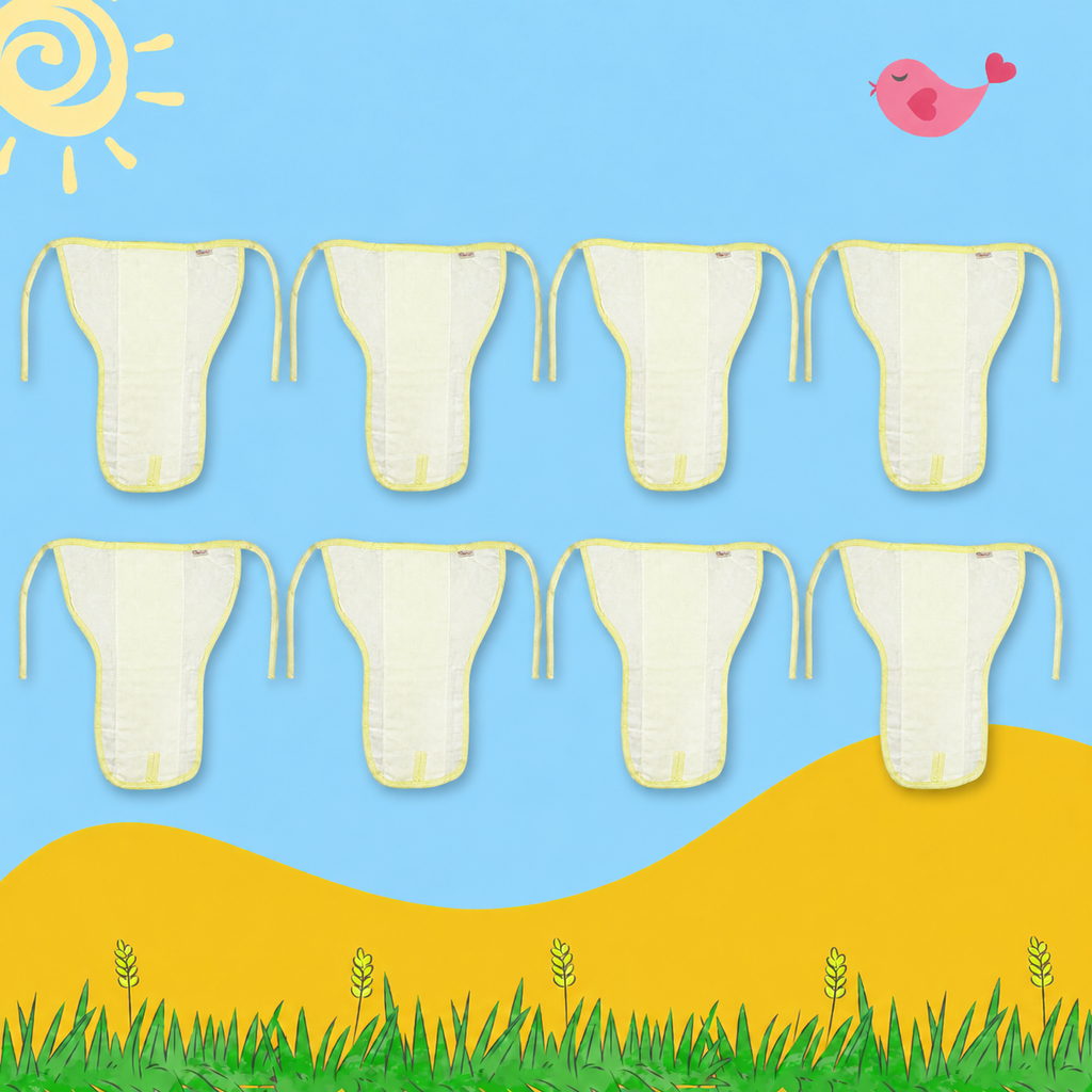 SunnyNest Muslin Nappy Combo