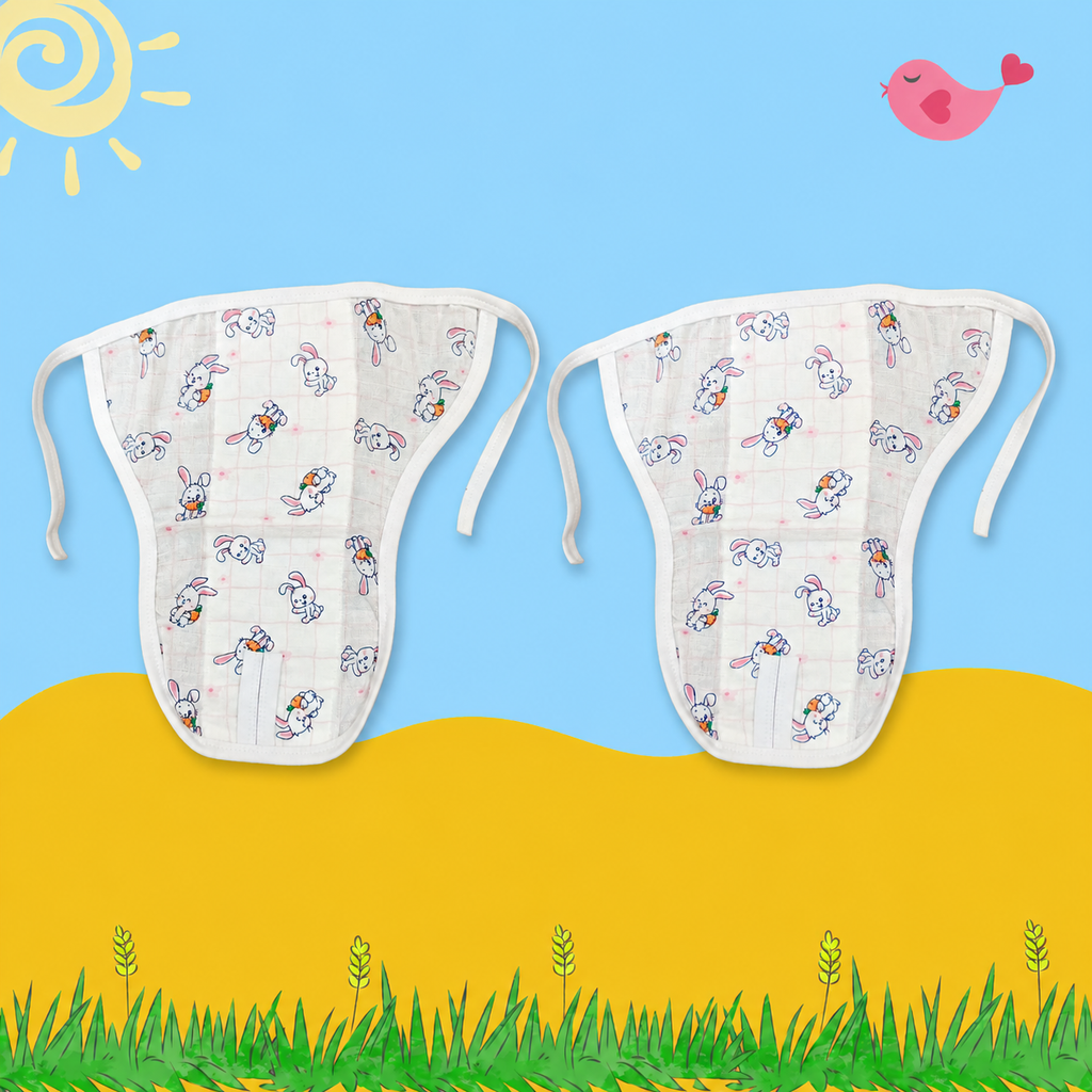 HopSnug Printed Muslin Nappy Combo
