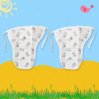 HopSnug Printed Muslin Nappy Combo