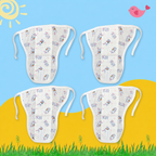 HopSnug Printed Muslin Nappy Combo