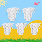 HopSnug Printed Muslin Nappy Combo
