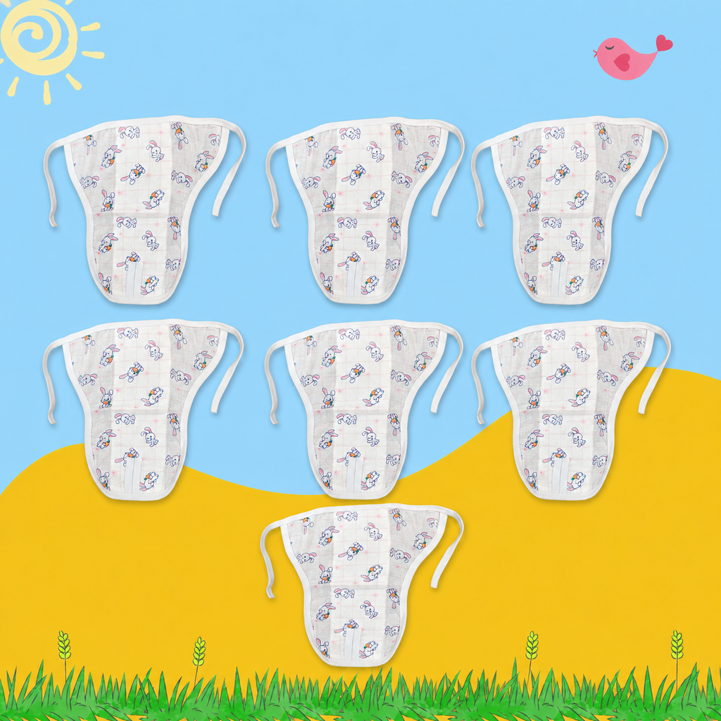 HopSnug Printed Muslin Nappy Combo