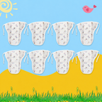 HopSnug Printed Muslin Nappy Combo
