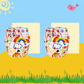 Rainbow Print Cloth Diaper with Magical Soaker Insert Combo