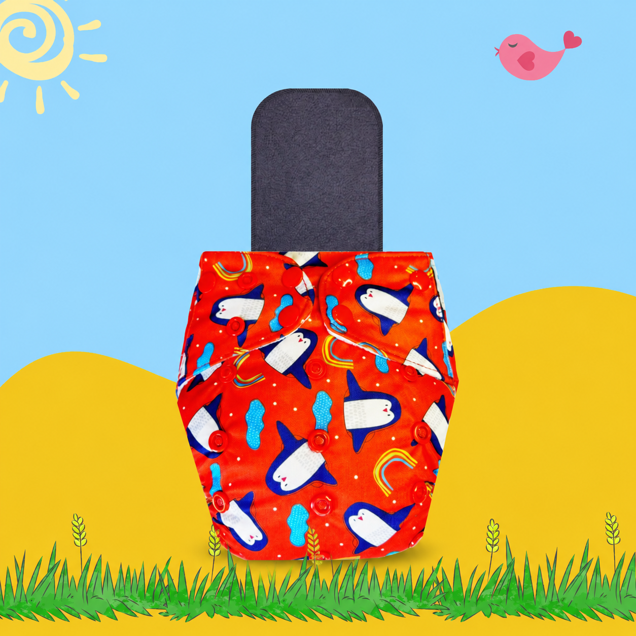 PenguinPop Cloth Diaper with Insert