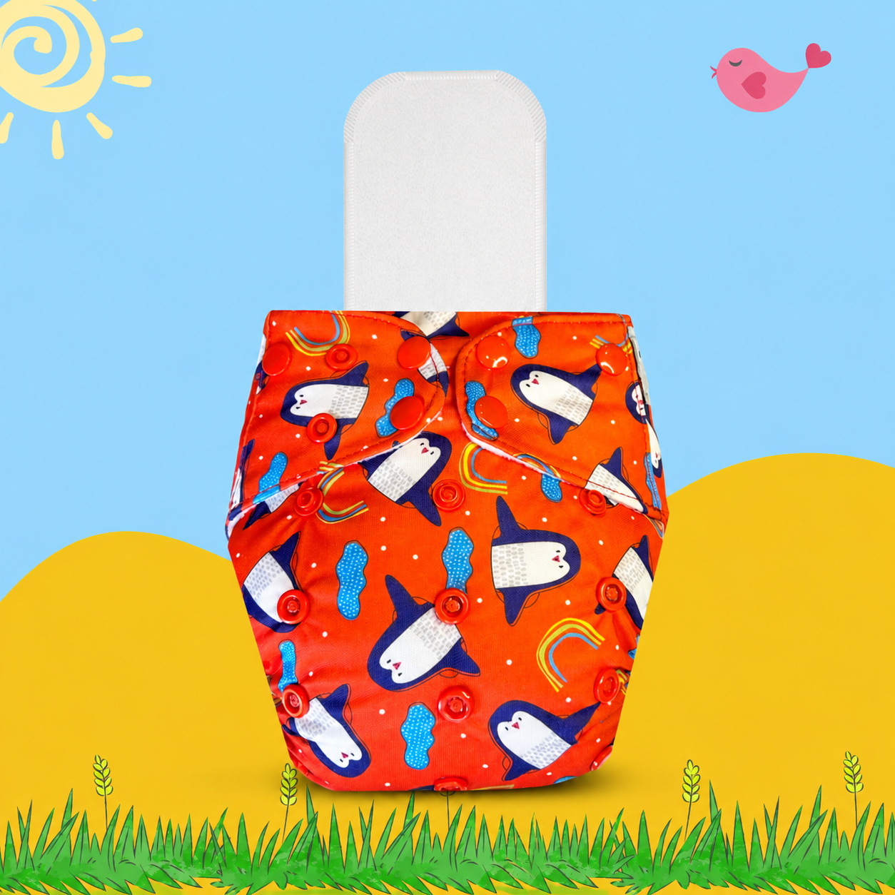 PenguinPop Cloth Diaper with Insert