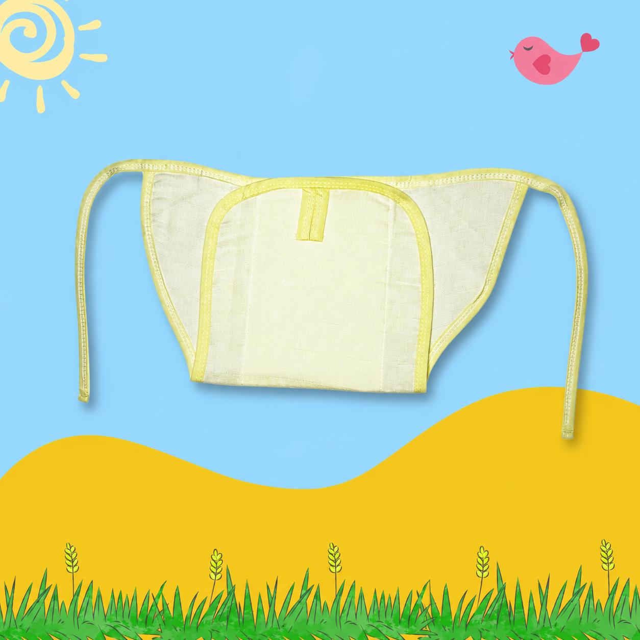 SunnyNest Muslin Nappy Combo