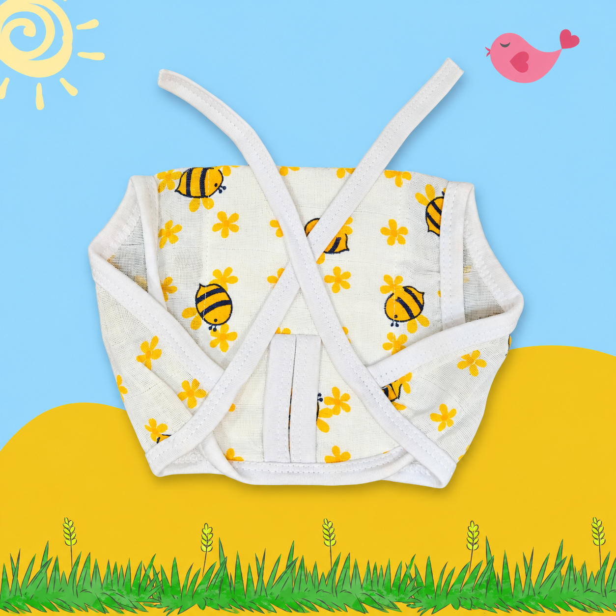 BuzzBloom  Printed Muslin Nappy Combo