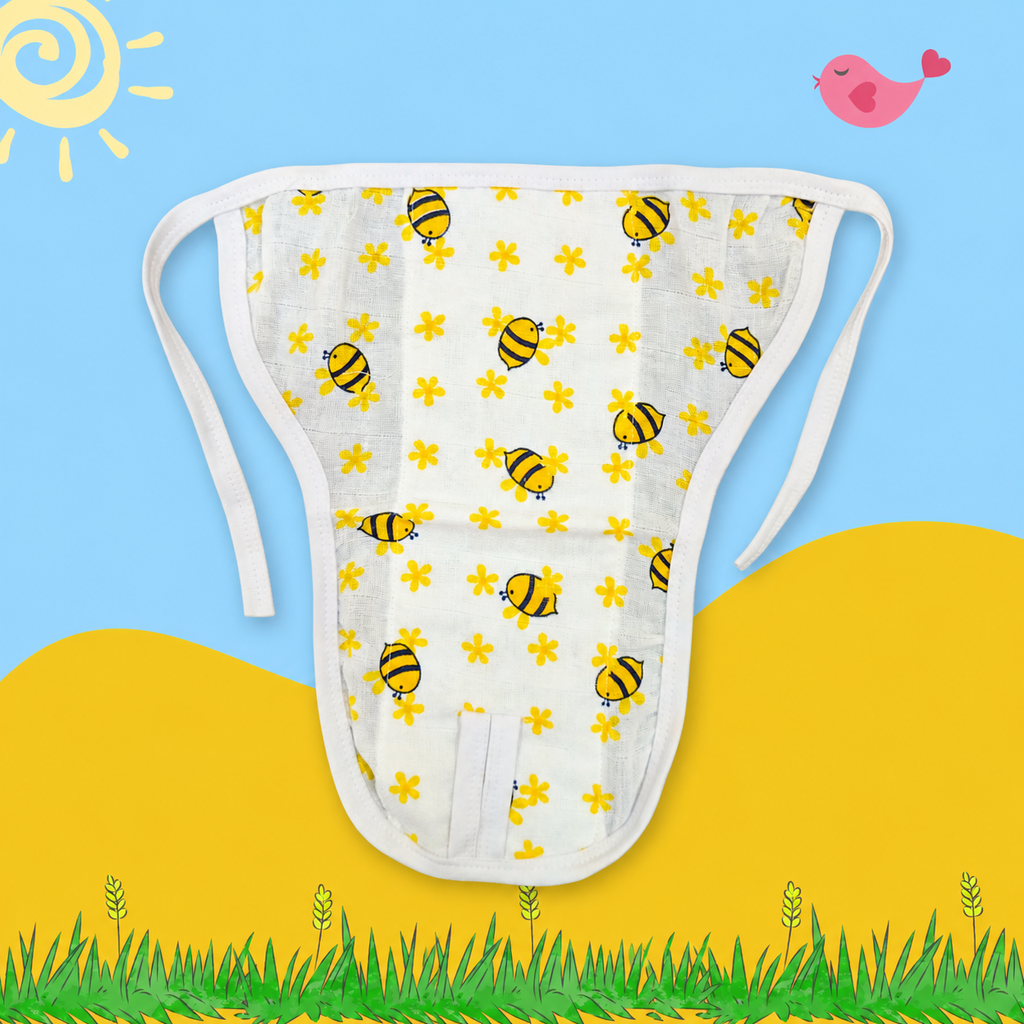 BuzzBloom  Printed Muslin Nappy Combo