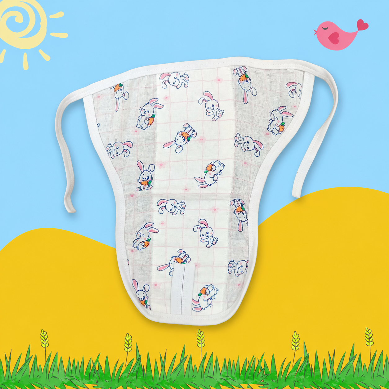 HopSnug Printed Muslin Nappy Combo