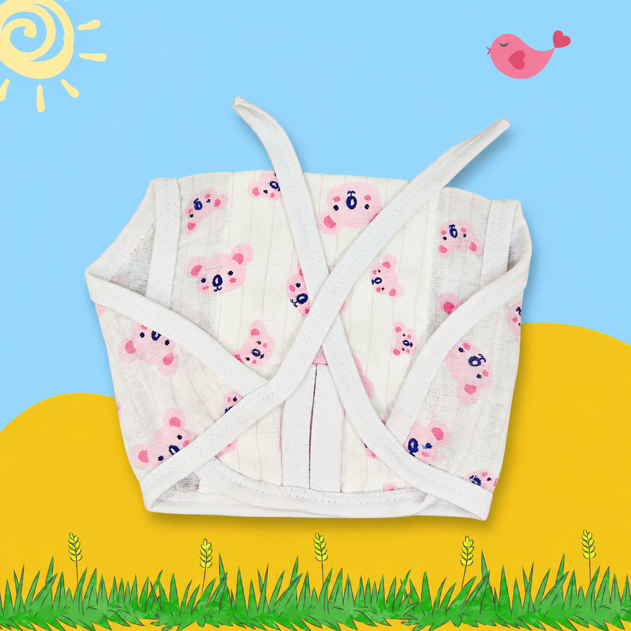 CuddleDots  Printed Muslin Nappy Combo