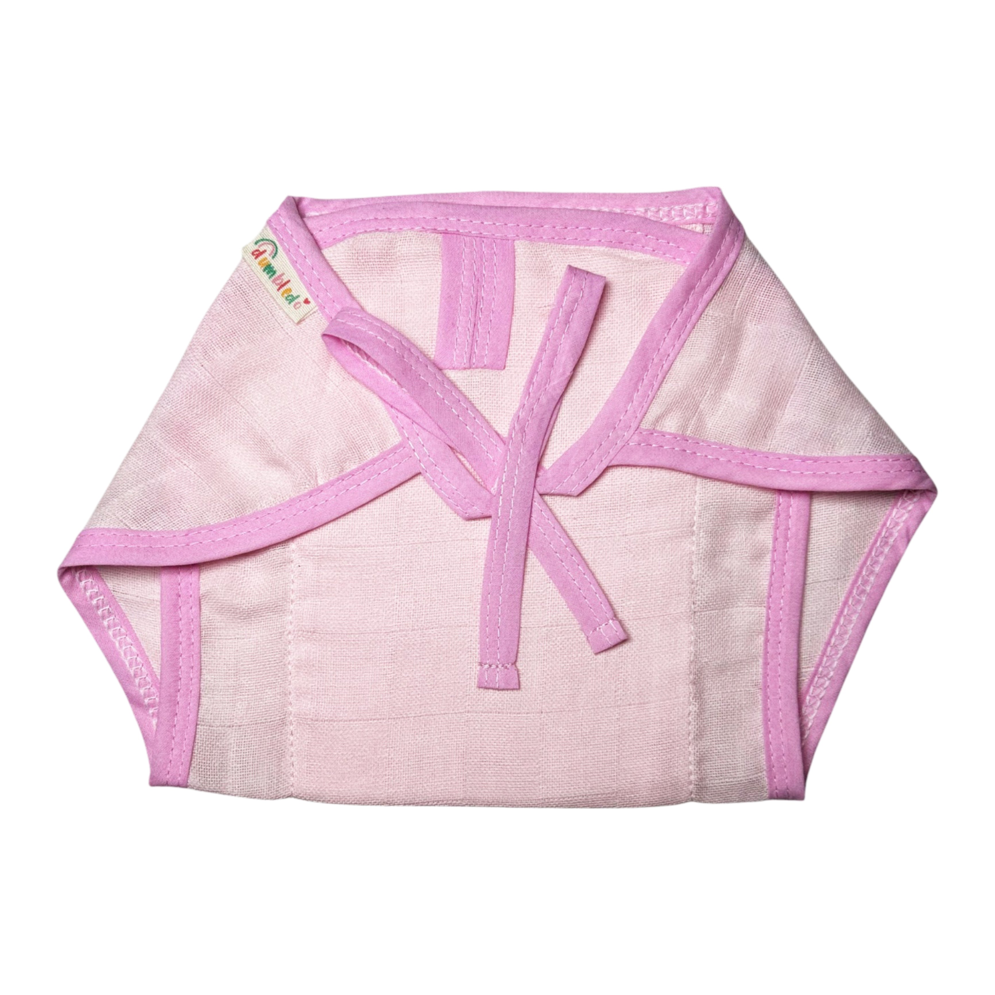 Blush Pink Muslin Nappy