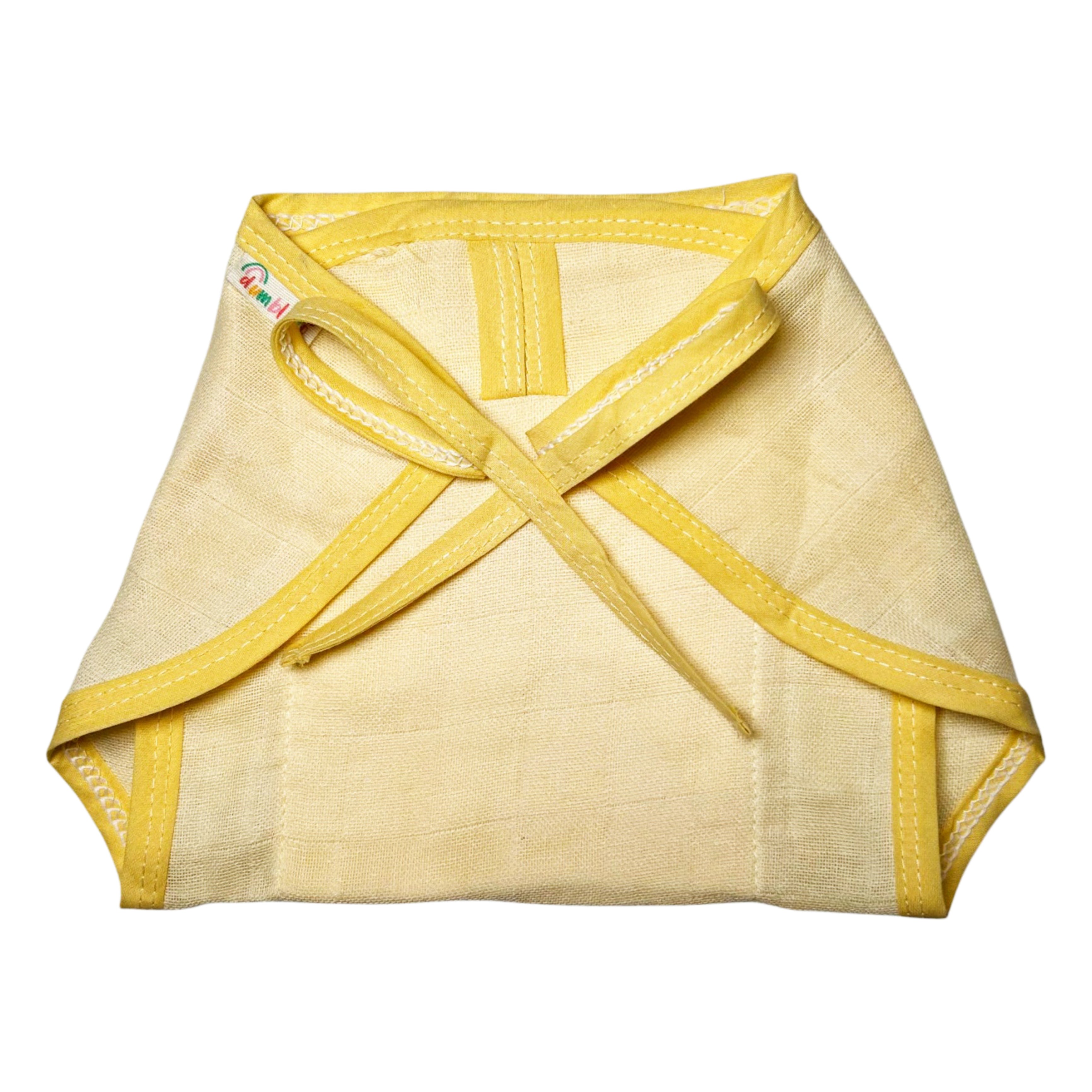 Sunshine Yellow Muslin Nappy Combo