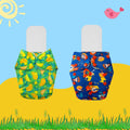 Printed Cloth Diaper Packs With Small White Inserts